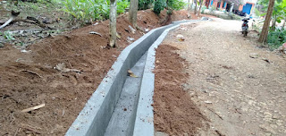 Kegiatan Pembangunan Kirmir/Drainase Jalan Dusun Citelu Tahun 2021